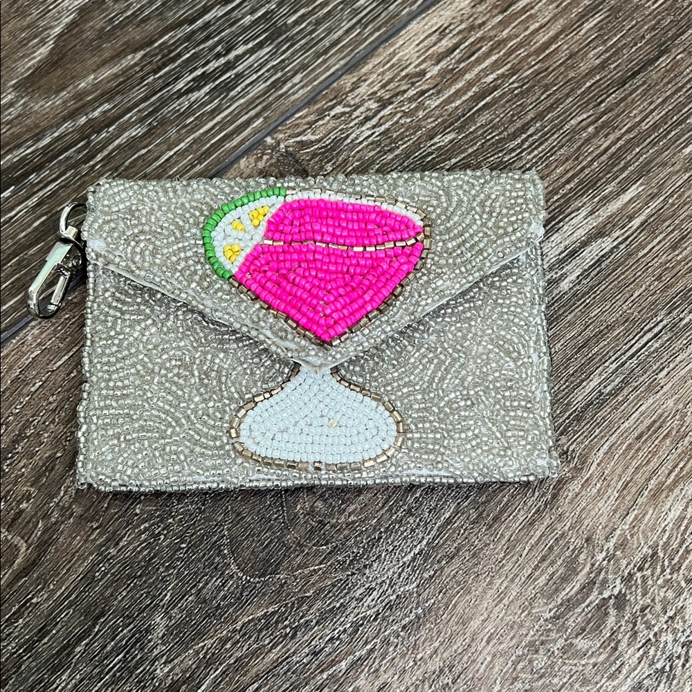 Rachel Zoe Gray Set with Pink Cocktail Motif - Picture 5 of 11